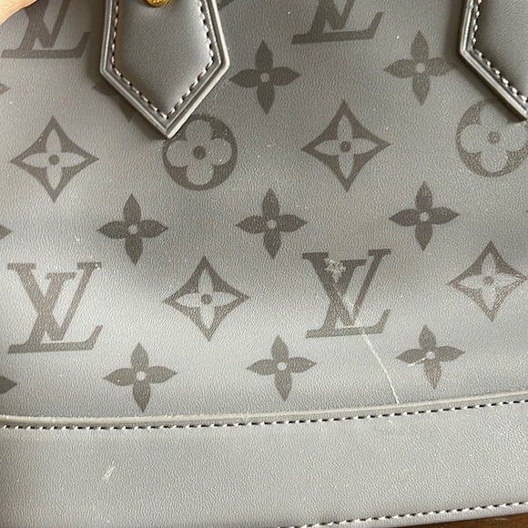 LOUIS VUITTON GREY ALMA TRIANON BB BAG - Picture 8 of 16